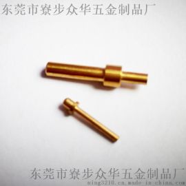 圓pin針,實心針,鍍銅,鍍金 ,東莞市寮步衆(zhòng)華五金制品廠